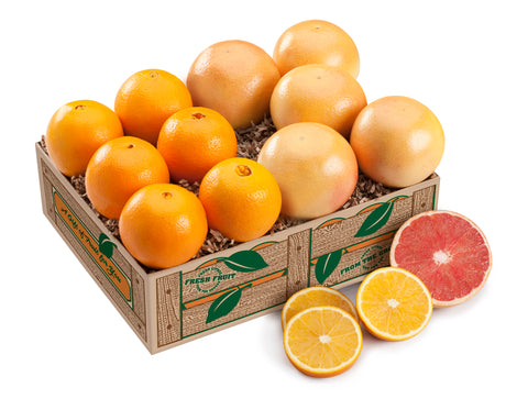 Navel Oranges and Ruby Red Grapefruit